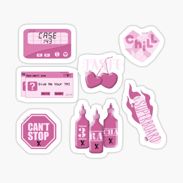 TWICE I CANT STOP ME, MORE & MORE, Feel Special Sticker for Sale by  pinkmochix