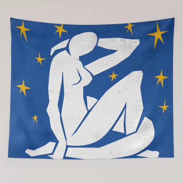 Item preview, Abstact Female Figure Papercut Style - Rough designed and sold by WallGarden.