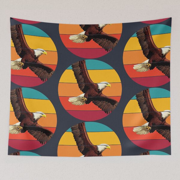Item preview, Retro Bald Eagle designed and sold by vladocar.