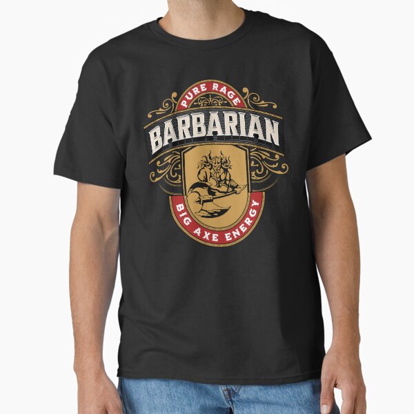Item preview, BARBARIAN DND CLASS: Pure Rage and Big Axe Energy designed and sold by DungeonAtelier.