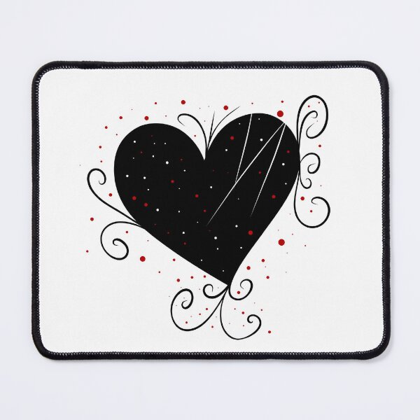 Item preview, Heart in black for Halloween designed and sold by byPinky.