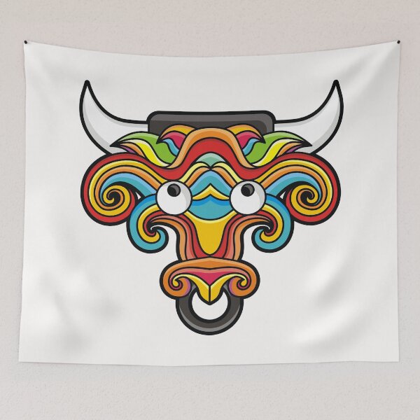 Item preview, Colorful Bull designed and sold by valegr.