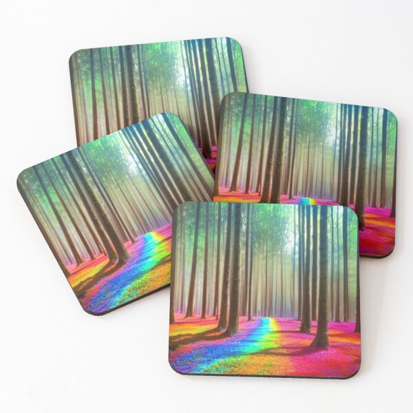 Item preview, Rainbow forest. designed and sold by aiartoday.