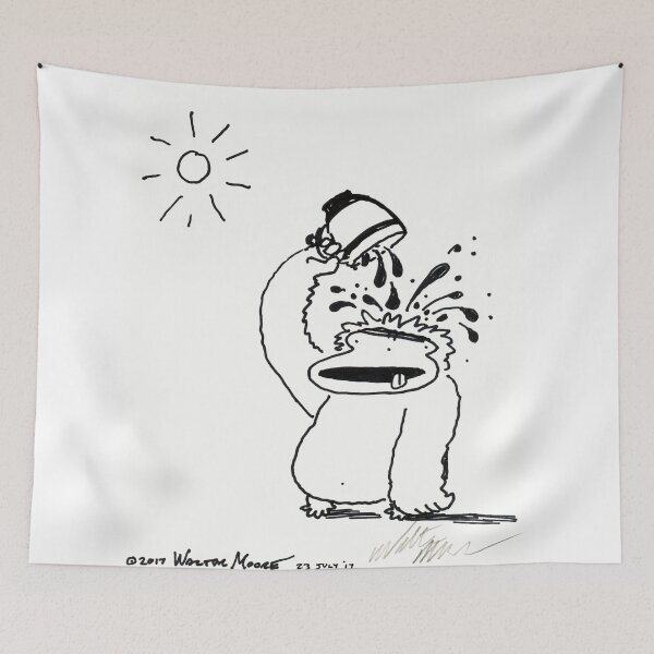 Item preview, Ape Douses Self with Coffee designed and sold by Walter Moore.