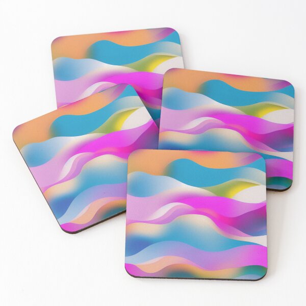 Item preview, Dreamy Neon Waves in Spectacular Energizing Design designed and sold by Evolvity.