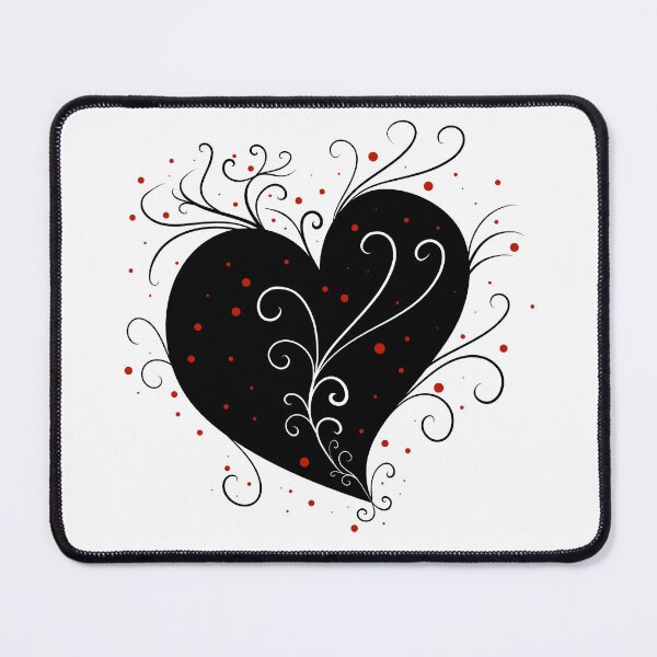 Item preview, Heart in black for Halloween designed and sold by byPinky.