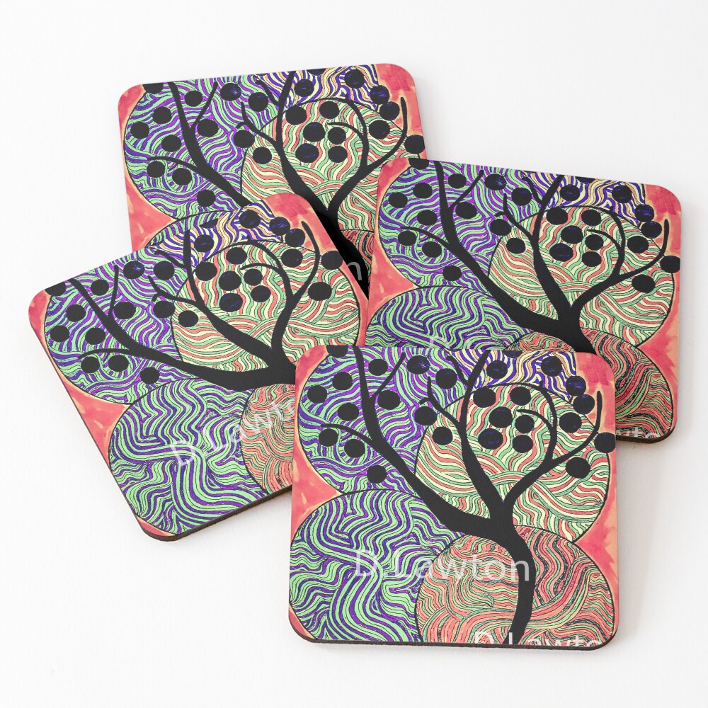 Item preview, Coasters (Set of 4) designed and sold by Dimakesthings.