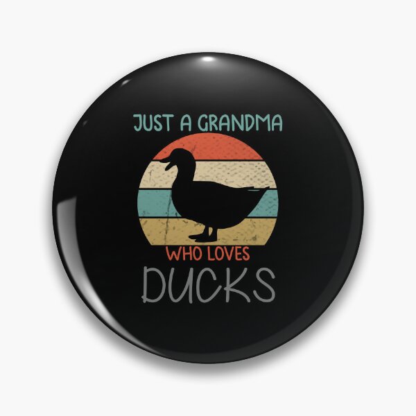 Item preview, Just A Grandma Who Loves Ducks, Ducks, Duck, Duck gift, Duck idea, Duck saying, Duck quote, Duck design designed and sold by RedArtsDesign.