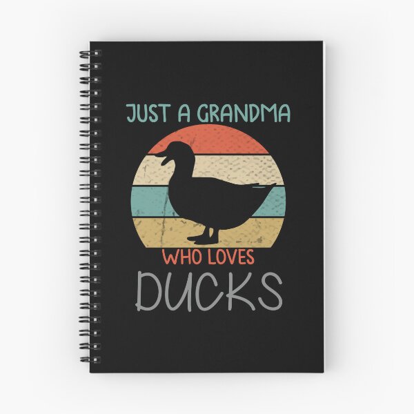 Item preview, Just A Grandma Who Loves Ducks, Ducks, Duck, Duck gift, Duck idea, Duck saying, Duck quote, Duck design designed and sold by RedArtsDesign.