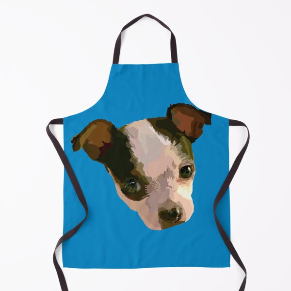 Item preview, Cute Puppy Face Drawing in Blue designed and sold by DavidASmith.