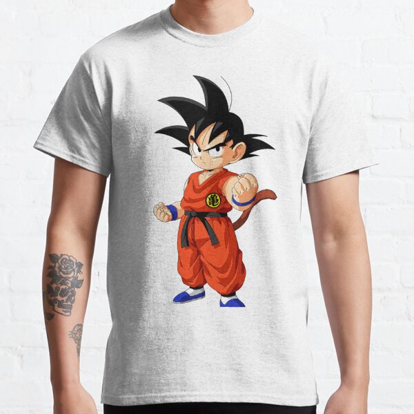 Kid Goku T Shirts Redbubble - dragon ball black goku shirts roblox
