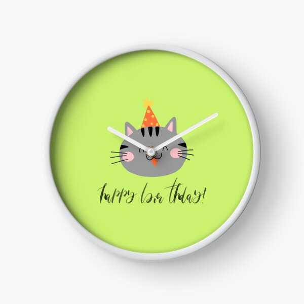 Item preview, Happy Birthday- Cool Fun Cute PURRfect Birthday Greeting  designed and sold by JuxtaJoy Studios.