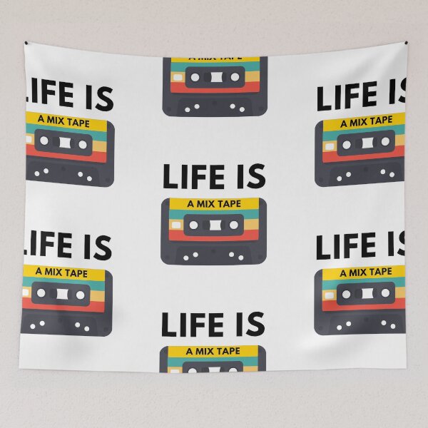 Item preview, Life Is A  Mix Tape designed and sold by CakmakShop.