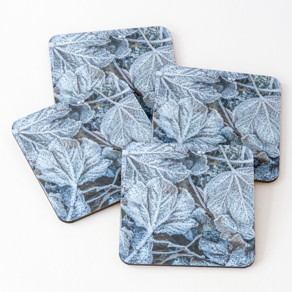 Item preview, Christmas Magical Winter Snow Leaves designed and sold by deepartbytom.