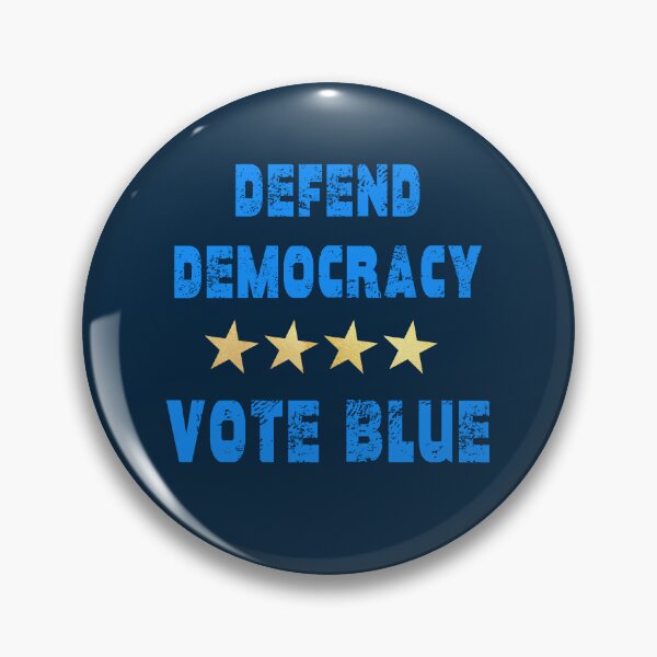 Item preview,  DEFEND DEMOCRACY Vote Blue with Stars designed and sold by LoveAndDefiance.