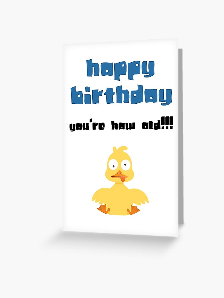 Funny, rude, sarcastic, BIRTHDAY card. 30th birthday, older than