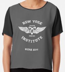 New York Institute Chiffon Top
