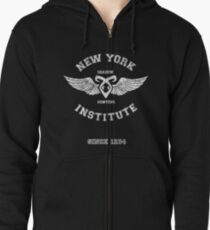 New York Institute Zipped Hoodie