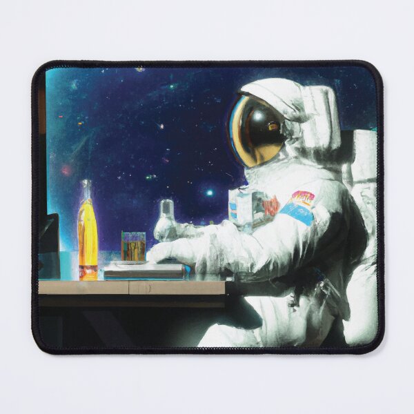 Item preview, All alone at the Space Bar designed and sold by bullshirter.