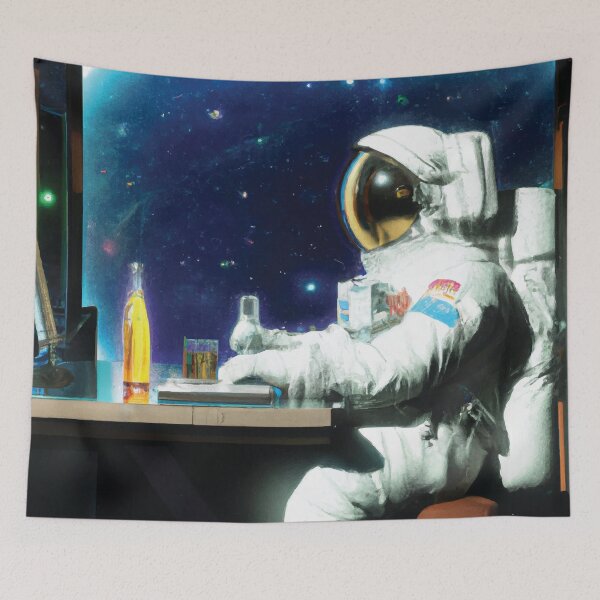 Item preview, All alone at the Space Bar designed and sold by bullshirter.