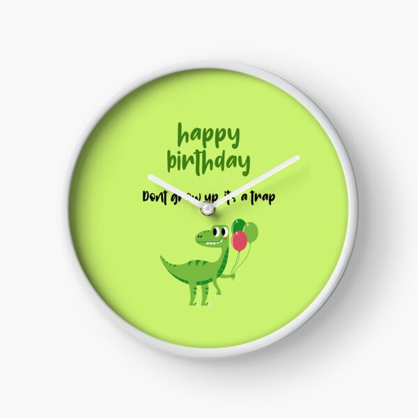 Item preview, Don't grow up, its a trap!! Happy Birthday- Funny Hilarious Birthday Meme designed and sold by JuxtaJoy Studios.