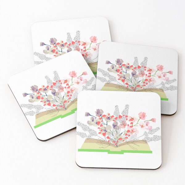 Item preview, Flowers Growing from Book designed and sold by ChronicCrafting.