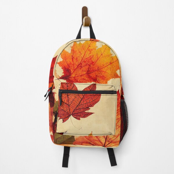 Item preview, Fall Graphic Design with Multiple Colorful Autumn Leaves designed and sold by TheCreativeFab.