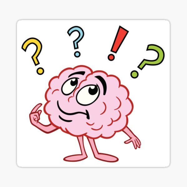 Brain Freeze Sticker