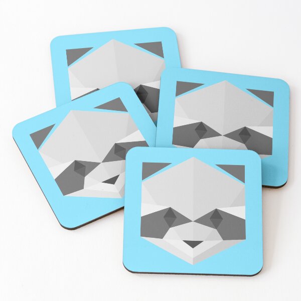 Item preview, Animinimal Raccoon (blue) designed and sold by animinimal.