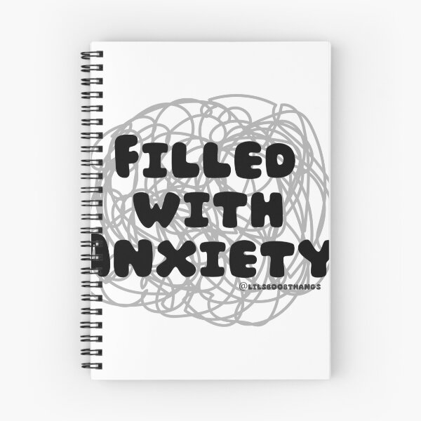Item preview, Filled with Anxiety. v3 | lilsboobthangs designed and sold by lilsboobthangs.
