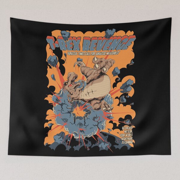 Item preview, T Rex Revenge (Dark Background) designed and sold by RafaelLima7.