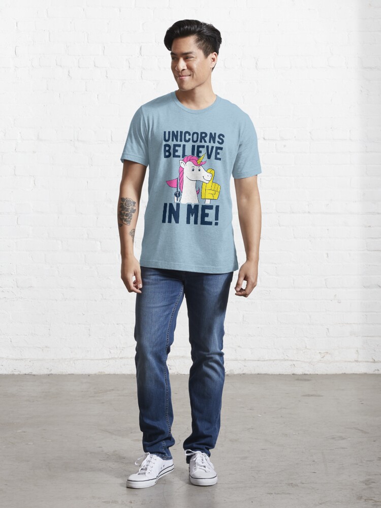 Alternate view of Unicorns Believe In Me Essential T-Shirt