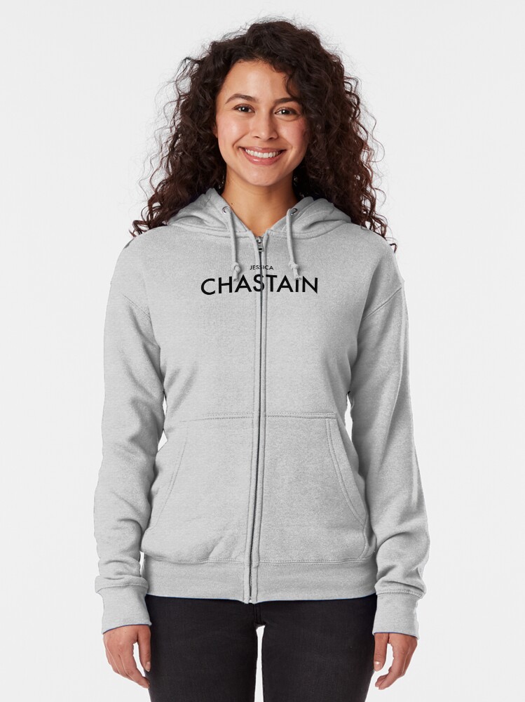 Download "Jessica Chastain" Zipped Hoodie by actressesftw | Redbubble