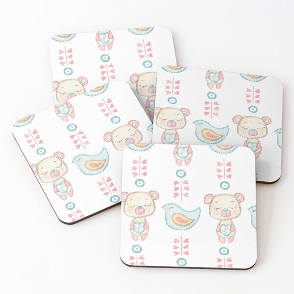 Item preview, Cartoon bear and bird  designed and sold by DOOSKY M.