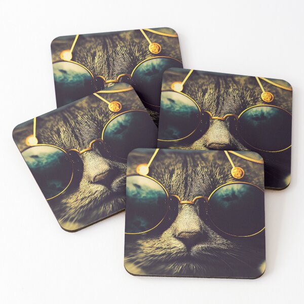 Item preview, Cool Cat (Yellow Filter) designed and sold by OccultDreams.