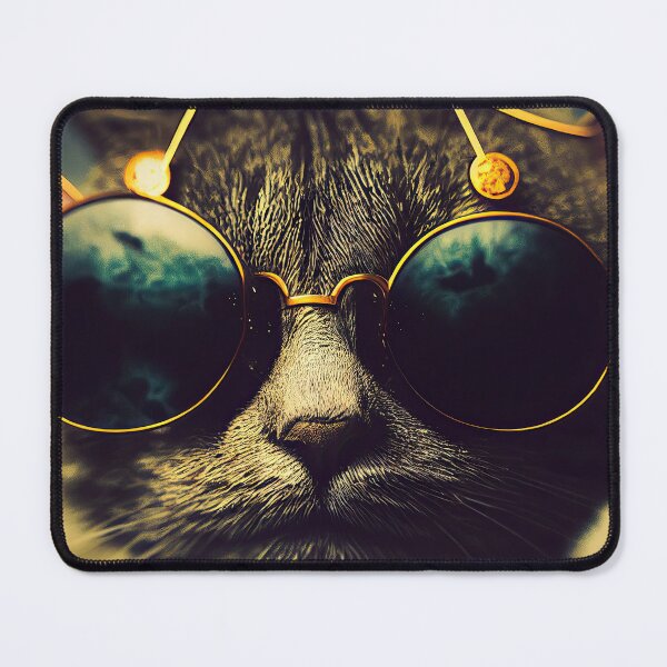 Item preview, Cool Cat (Yellow Filter) designed and sold by OccultDreams.