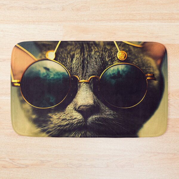 Item preview, Cool Cat (Yellow Filter) designed and sold by OccultDreams.