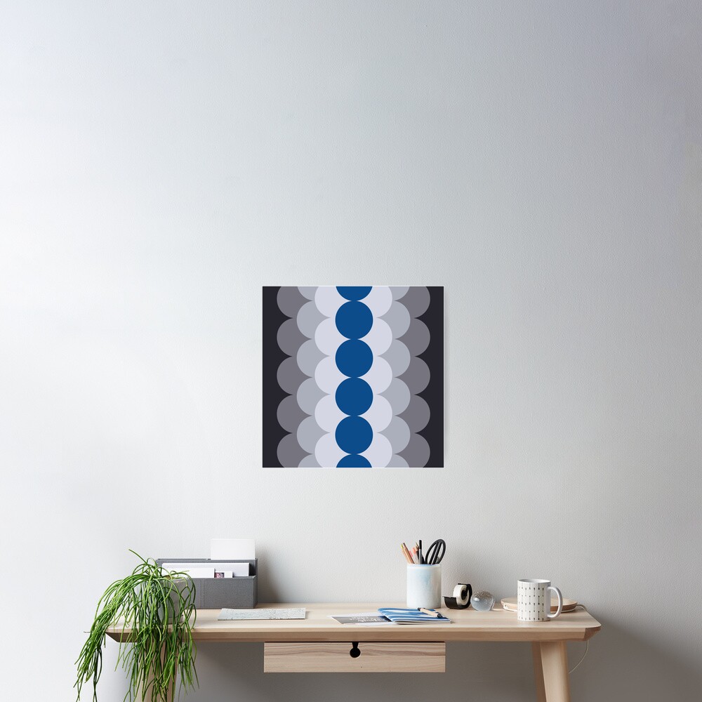 Gradual Lapis Blue Poster