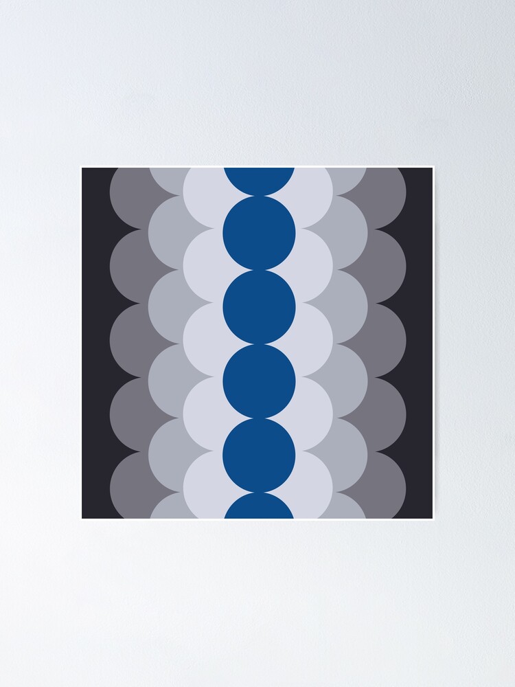 Alternate view of Gradual Lapis Blue Poster