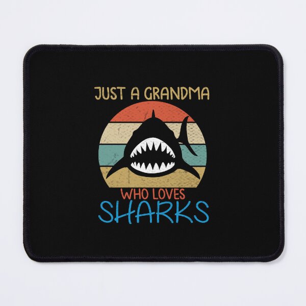 Item preview, Just A Grandma Who Loves Shark Teeth, Just A Grandma Who Loves Sharks, Shark Teeth, Shark, Sharks, Sharks lover, Shark gift, Shark design designed and sold by RedArtsDesign.