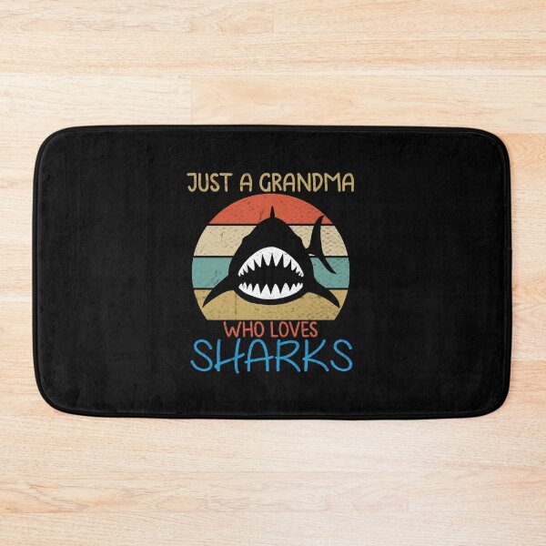 Item preview, Just A Grandma Who Loves Shark Teeth, Just A Grandma Who Loves Sharks, Shark Teeth, Shark, Sharks, Sharks lover, Shark gift, Shark design designed and sold by RedArtsDesign.
