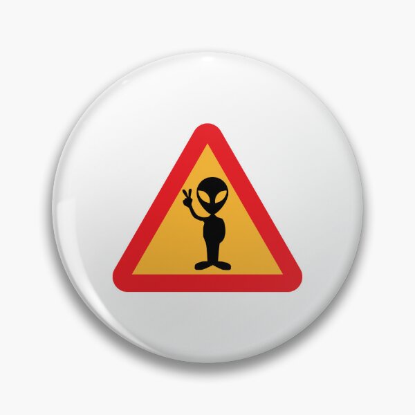 Item preview, Alien Warning designed and sold by Gentle40Winks.