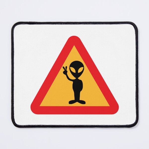 Item preview, Alien Warning designed and sold by Gentle40Winks.