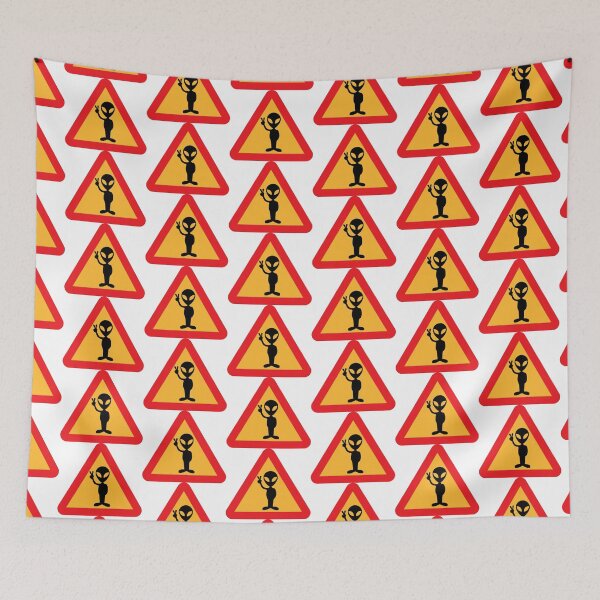 Item preview, Alien Warning designed and sold by Gentle40Winks.