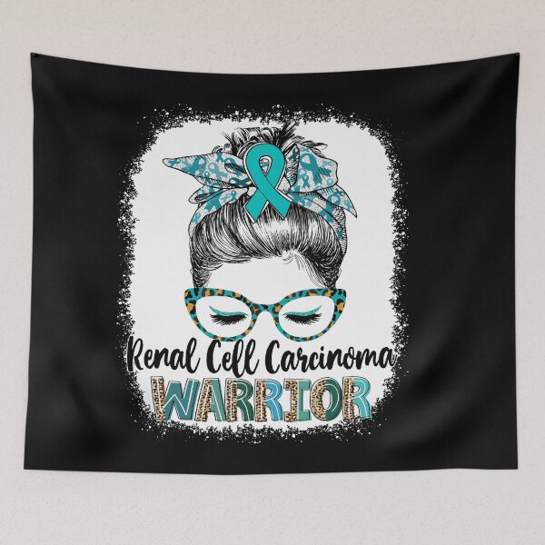 Item preview, Messy Bun Leopard Renal Cell Carcinoma Warrior designed and sold by rechardtee.
