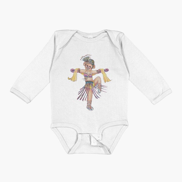 Dancing Girl - Gertrude Bearborn Long Sleeve Baby One-Piece