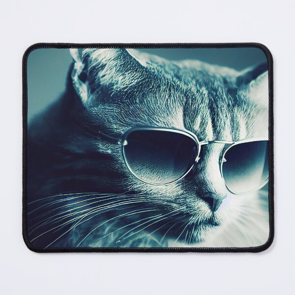 Item preview, Cool Cat (Teal Filter) designed and sold by OccultDreams.