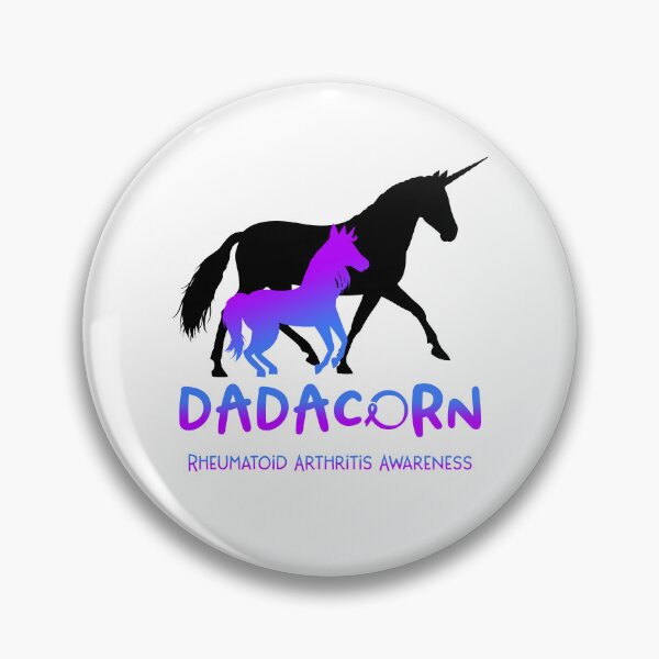 Item preview, Rheumatoid Arthritis Awareness Dad Unicorn Dadacorn Support Rheumatoid Arthritis Warrior  designed and sold by RunningShop.