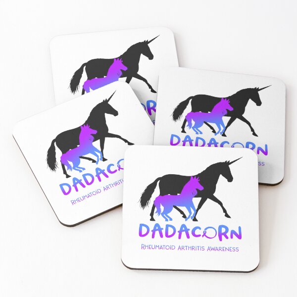 Item preview, Rheumatoid Arthritis Awareness Dad Unicorn Dadacorn Support Rheumatoid Arthritis Warrior  designed and sold by RunningShop.