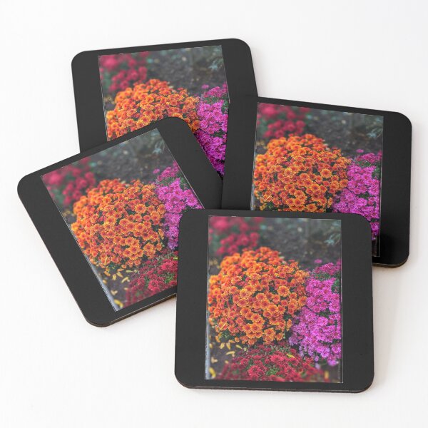 Item preview, Brightly Colored Mum Flowers Photography Design designed and sold by EarthArtDesigns.